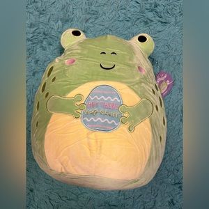 💛NWT 12” Zhen the Frog Squishmallow — Easter Edition